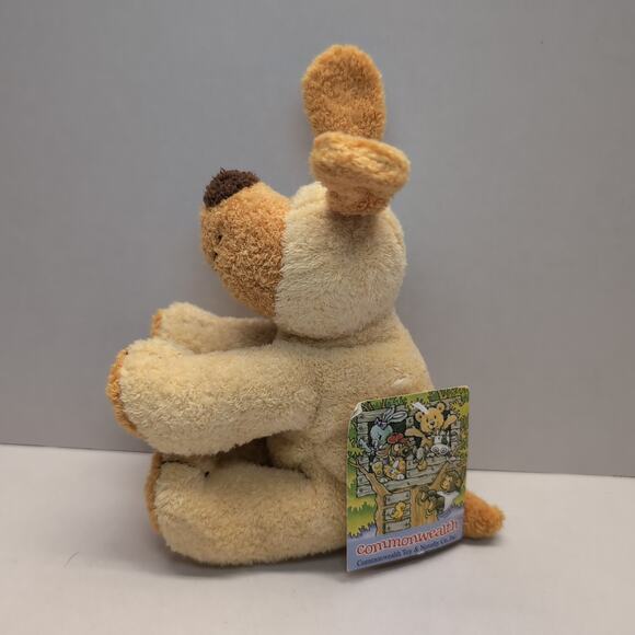 Commonwealth Plush Puppy Dog Brown Tan Stuffed Animal with Tag 2005 - Picture 4 of 9
